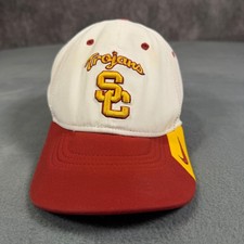 Nike USC Trojans Hat Mens White Red Dri-FIT Legacy91 Fitted Baseball Cap NCAA