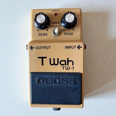 Boss TW-1 T Wah Touch Wah Vintage Gitarren-Effekt-Pedal Made in Japan geteste...