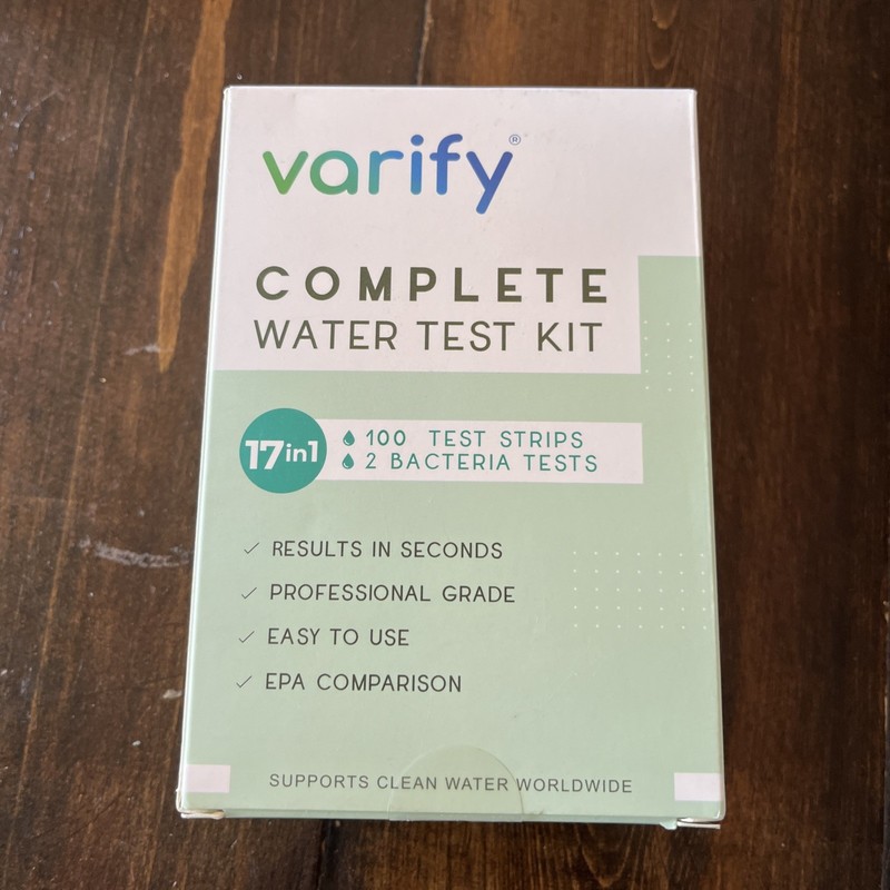 Varify 17 In 1 Complete Drinking Water Test Kit 100 Strips Well Tap Home Use