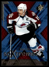 2007-08 SPx SPXtreme Joe Sakic 168/999 Colorado Avalanche #X27