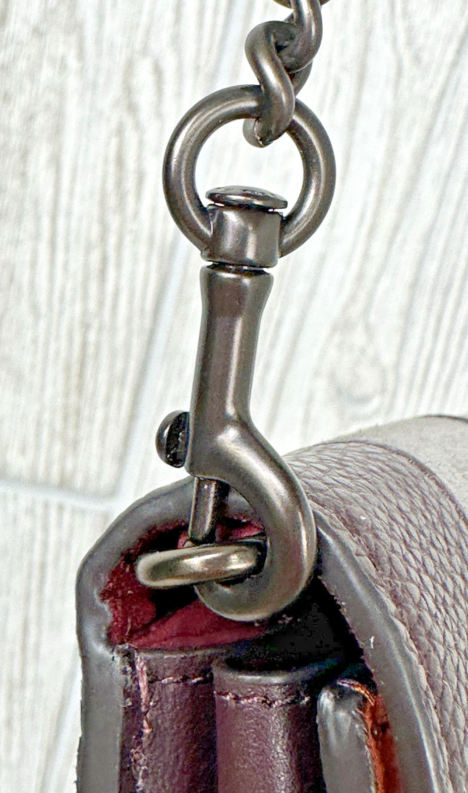 Coach Marlow Patchwork Stripes Turnlock Chain Cro… - image 22