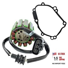 Magneto Stator Coil and Gakset Fit for Yamaha YZF-R1 R1 FZ1 FZ8 FZS1 OEM 2D1