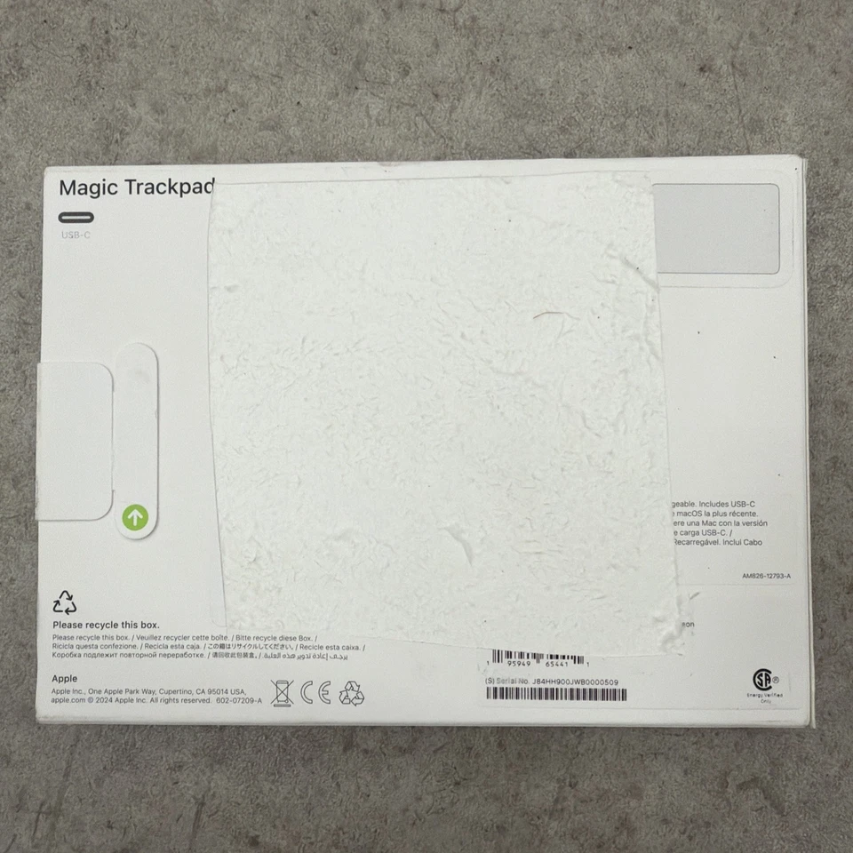 Apple Magic 触控板 Multi-Touch 2024 (USB-C) MXKA3AM/A - 黑色 - 未拆封 — 第 3/4 张图片