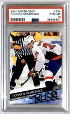 Connor McMichael 2020-21 Upper Deck Young Guns Rookie #234 PSA 10 Washington