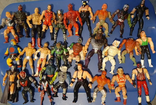 25+ VTG Action Figures - MOTU / Wrestlers ++ - PARTS & CUSTOMIZING - HE-MAN 80s