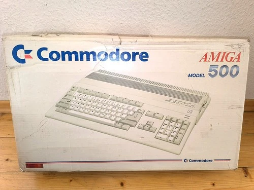 Original Commodore Amiga 500 A500 Computer In OVP - Ready To Connect