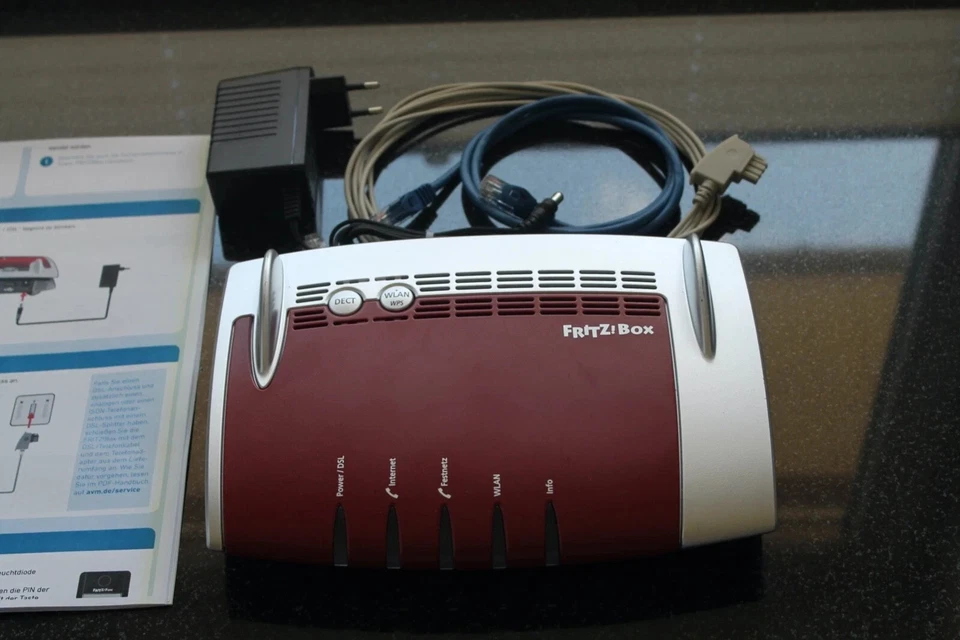 AVM FRITZ!Box 7490 Wireless Router/DSL-Modem - Rot (20002584)