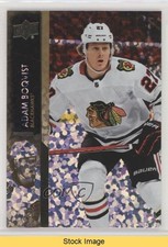 2021-22 Upper Deck Series 1 Speckled Rainbow Foil Adam Boqvist #38 READ 05xg