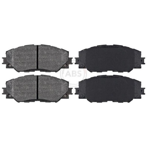 Plaquettes de frein de rechange sans sifflement pour disques Lexus et Toyota A.B.S. 37544