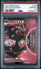 2021-22 Upper Deck Young Guns UD CANVAS #C-93 C93 FILIP GUSTAVSSON PSA 10