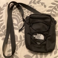The North Face Black Small Crossbody Bag Adjustable Strap Zip Travel Outdoor