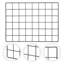 Wall Hanging Iron Grid Panel Photo Frame Picture Display Decoration