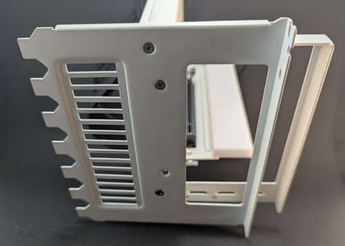 EZDIY-FAB WHITE Vertical GPU Bracket ARGB + PCIe 4.0 Riser Cable - Photo 4/8
