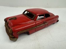 Vintage Japan 1950's Ford Crestiner Tin Litho Battery Friction Car Body Red