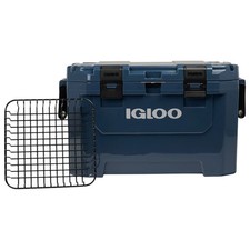 Igloo 70 QT Yukon Cooler, Injection-molded, Foam-insulated Wall Lid, Blue, NEW