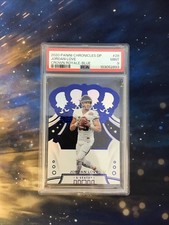 Jordan Love 2020 Panini Chronicles Draft Picks #28 Crown Royale Blue PSA 9