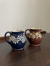 A Pair Of Wetheriggs Studio Pottery Jugs