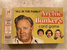 Archie Bunker's Card Game Complete 1972 All In The Family