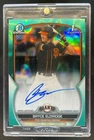 2023 Bowman Draft Bryce Eldridge Chrome Auto Aqua Lava Refractor 1st #110/199