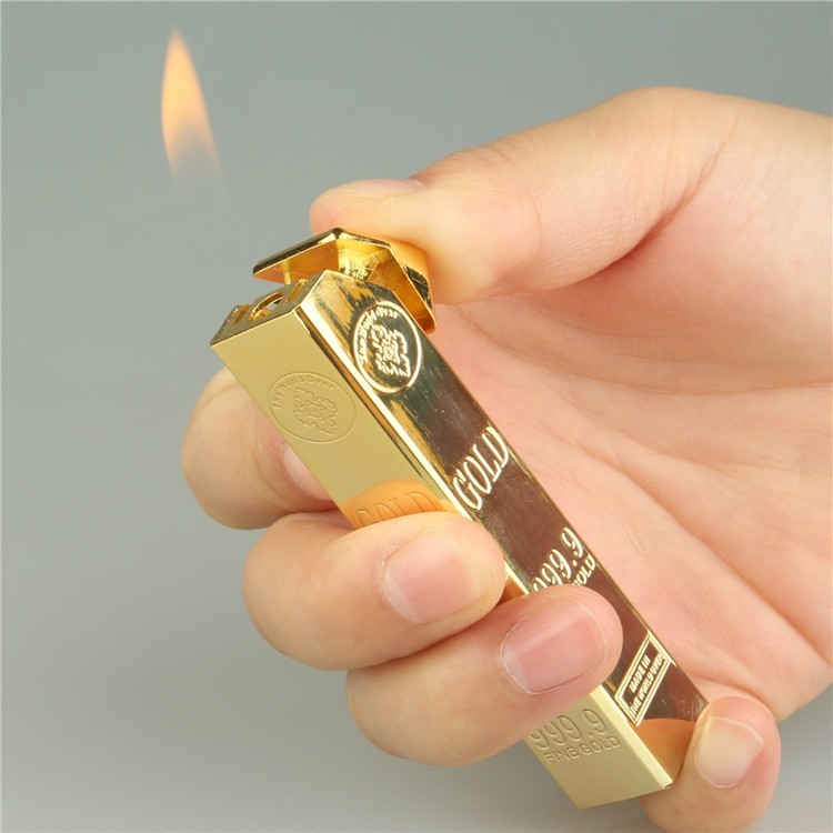 Luxury Fshionable Gold Bar Model Refillable