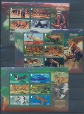 XE69549 Gibraltar arkusze dzikich zwierząt XXL MNH