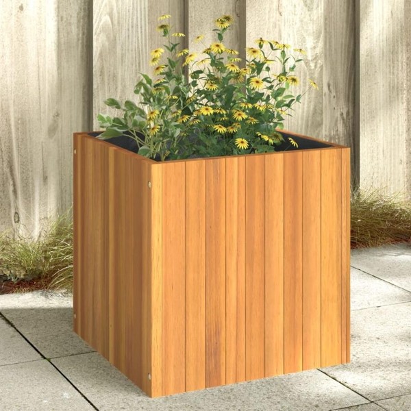 PflanzküBel 45X45X45 Cm Massivholz Akazie-image