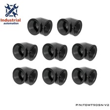 Barrow 4/6/8PCS Double Internal G1/4'' Thread 90 Degree Angle Fitting Adapter