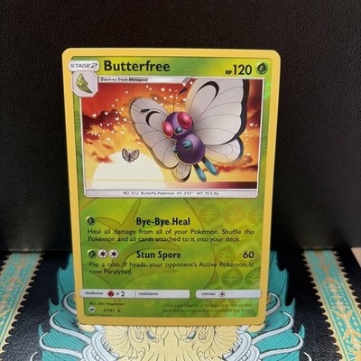 Butterfree 3/147 reverse holo Rare Burning Shadows Pokemon TCG