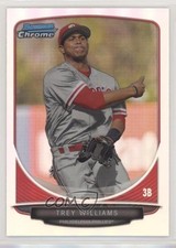 2013 Bowman Draft Draft Picks Chrome Refractor Trey Williams #BDPP63 7ka