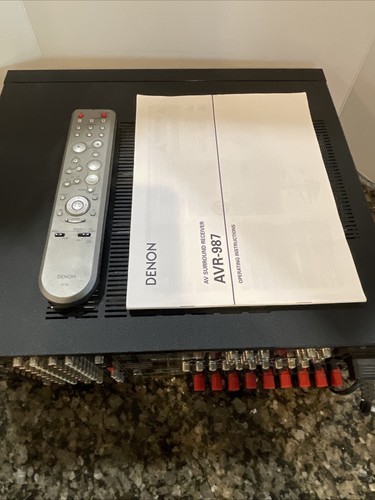 Denon AVR-987 7.1 Channel AV Surround Receiver W/Remote & Manual Bundle Works - Bild 11 von 12