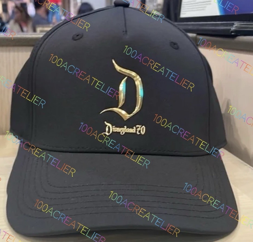 New 2025 Disney Parks Disneyland 70th Anniversary Gold “D
