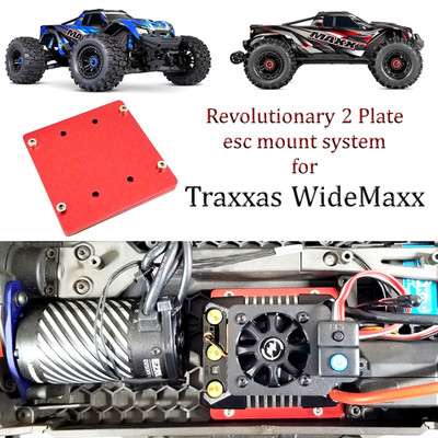 RCP-ESC 2 Plate System Mount Fits Traxxas Wide Maxx All in One Max 8-Max 6-MMX8s
