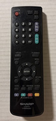GENUINE SHARP 076B0MQ051 LCD TV REMOTE CONTROL LC-26SB24U LC-26SB14U LC-22SB24U