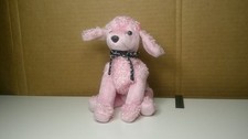 2001 TY BEANIE BABIES BRIGITTE THE PINK POODLE 6" PLUSH (MLL09)