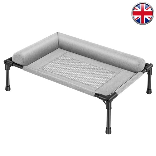 Elevated Mesh Cooling Pet Sofa Cot with Cushion for Large Dogs Indoor Outdoor