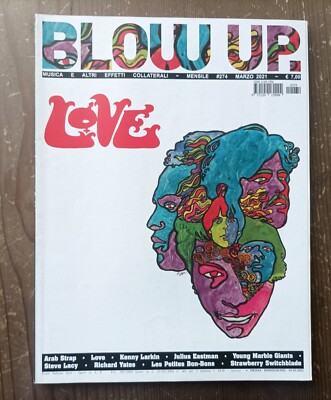 RIVISTA BLOW UP #274 (MAR 2021) Love - Arab Strap - Julius Eastman  Kenny Larkin