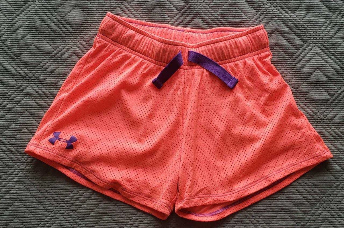 Short Deportivo Under Armour, para Mujer, Naranja Talla M