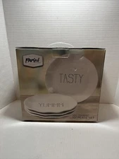 Parini 4 Piece Ceramic 10” Plate Set