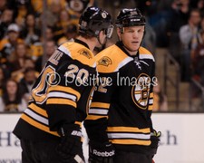 Color 8x10 photo of Bruins forward Daniel Paille & Shawn Thornton.  #1 (Vol. 2)