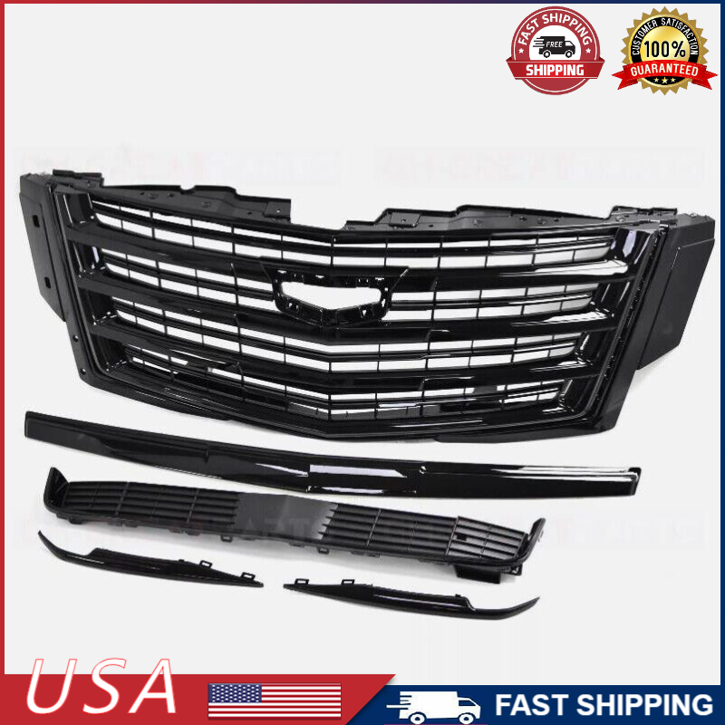 Cadillac Escalade 15-20 Platinum Bumper Trim with Grille & Hood Molding