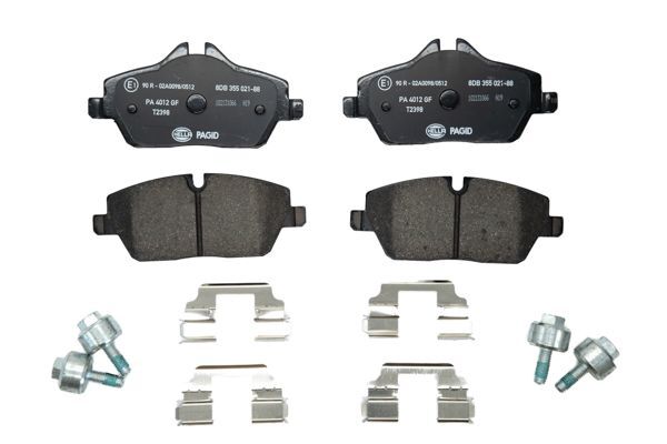 Hella 8DB 355 021-881 Bremsbelagsatz, Scheibenbremse FüR BMW-image