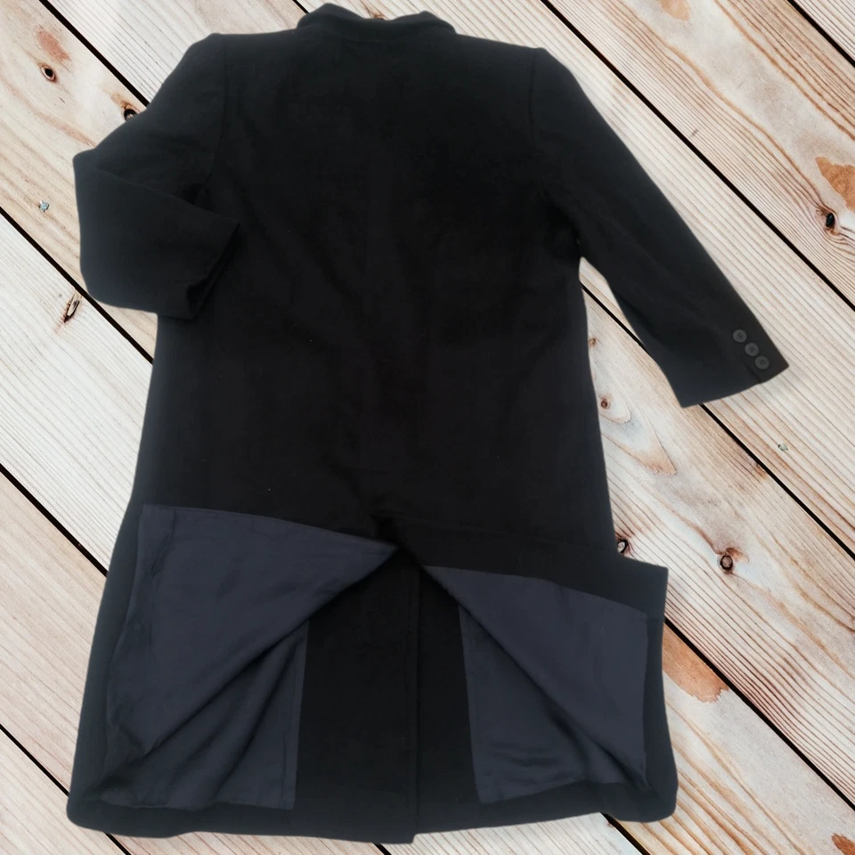 Abrigo/abrigo chaqueta azul oscuro vintage Burberry Prorsum de doble botonadura para mujer Foto 3 de 4