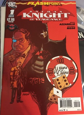 Flashpoint Batman Knight of Vengeance 2011 #1 2ND Print Variant DC Comic Book NM