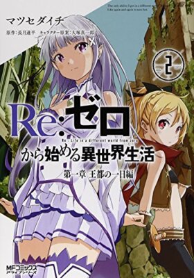 Re:ZERO Starting Life in Another World Pt1 vol.2 Japanese Language Manga Book