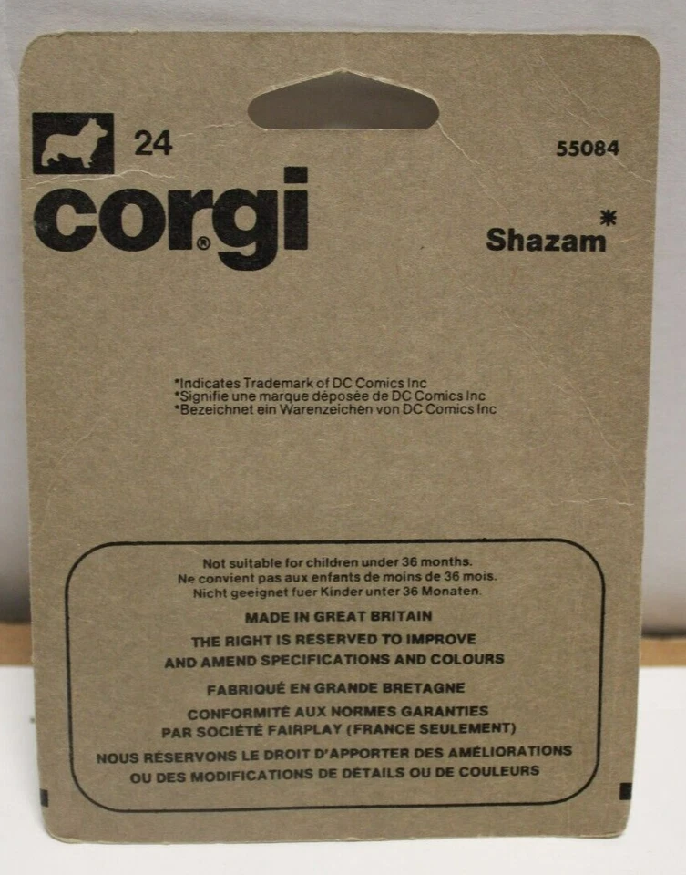 Corgi SHAZAM Mobile (1979) NEW in Package - Image 4 of 4