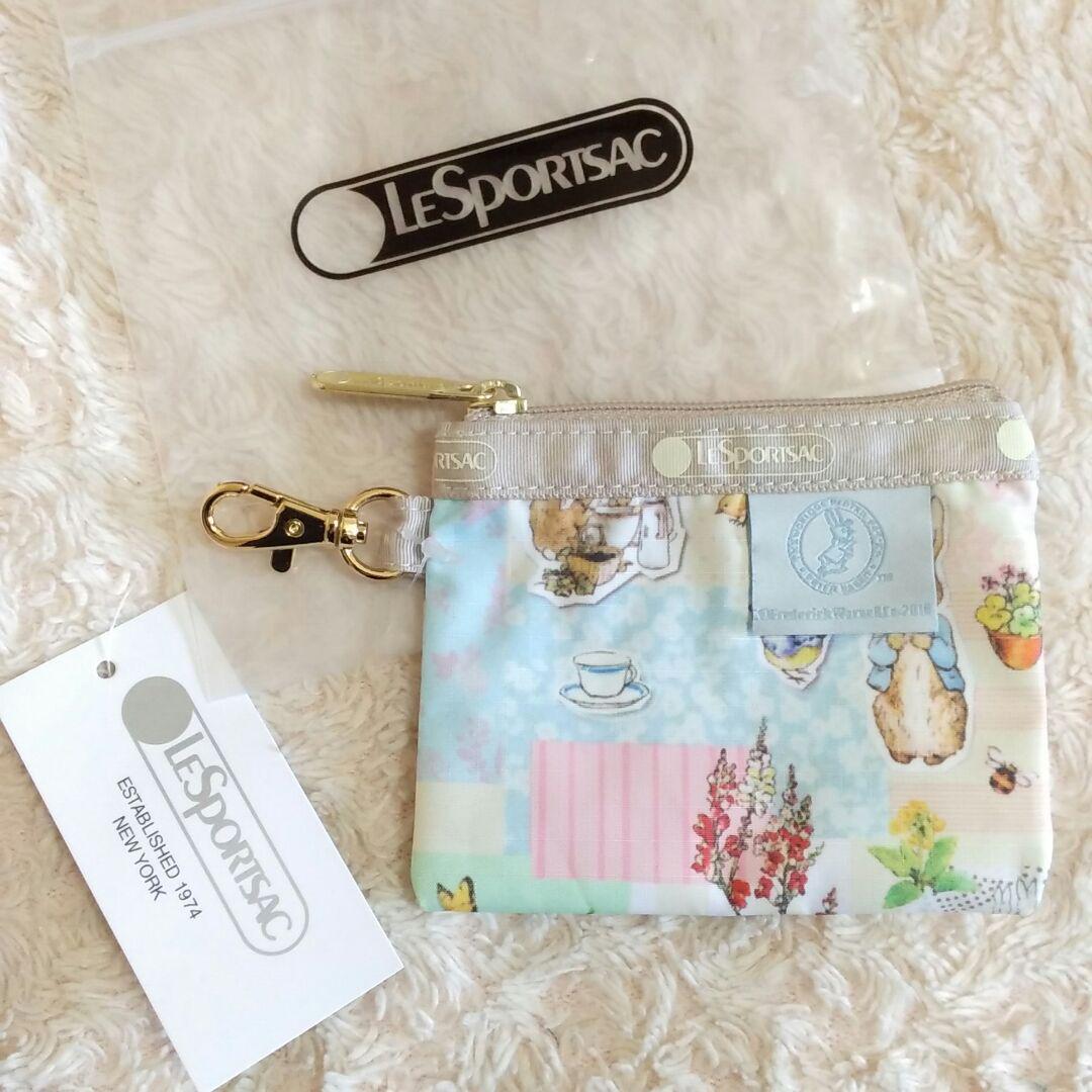 Lesportsac Pouch Peter Rabbit 1 Fruits Garden Light Blue 9 5x11cm 3 74x4 33in Ebay