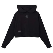 Indian Women's Cropped Athlete Hoodie Black 2862964