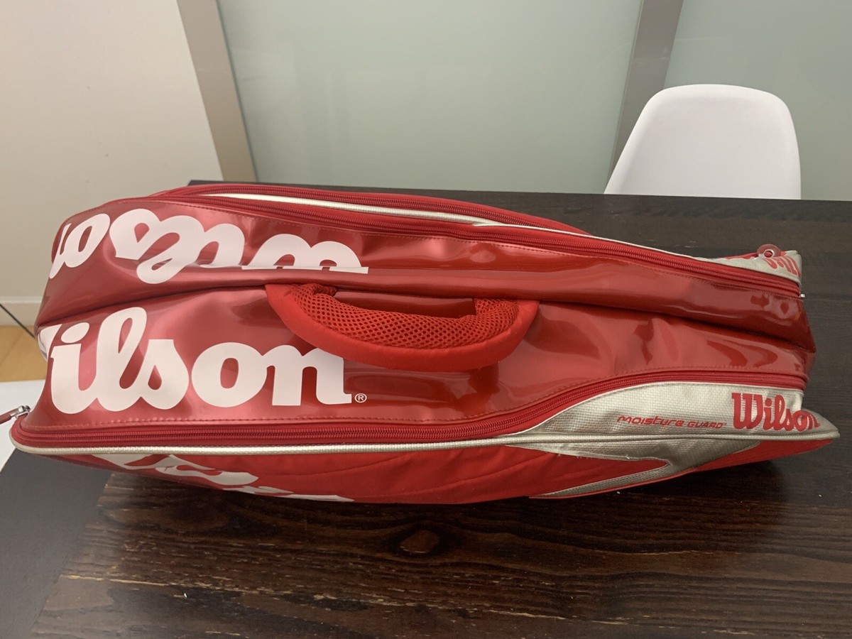 Wilson Pro Tour Factor 6 Racket Tennis Bag/Backpack (K)Factor RED