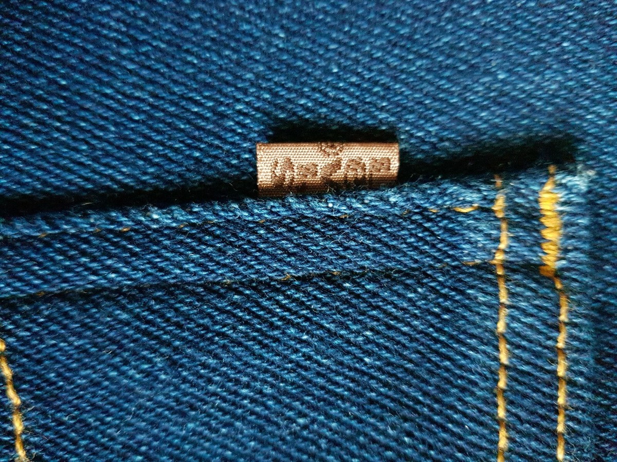 Vintage Men's Levi's 547 orange tab jeans made in USA Size 40 x 29