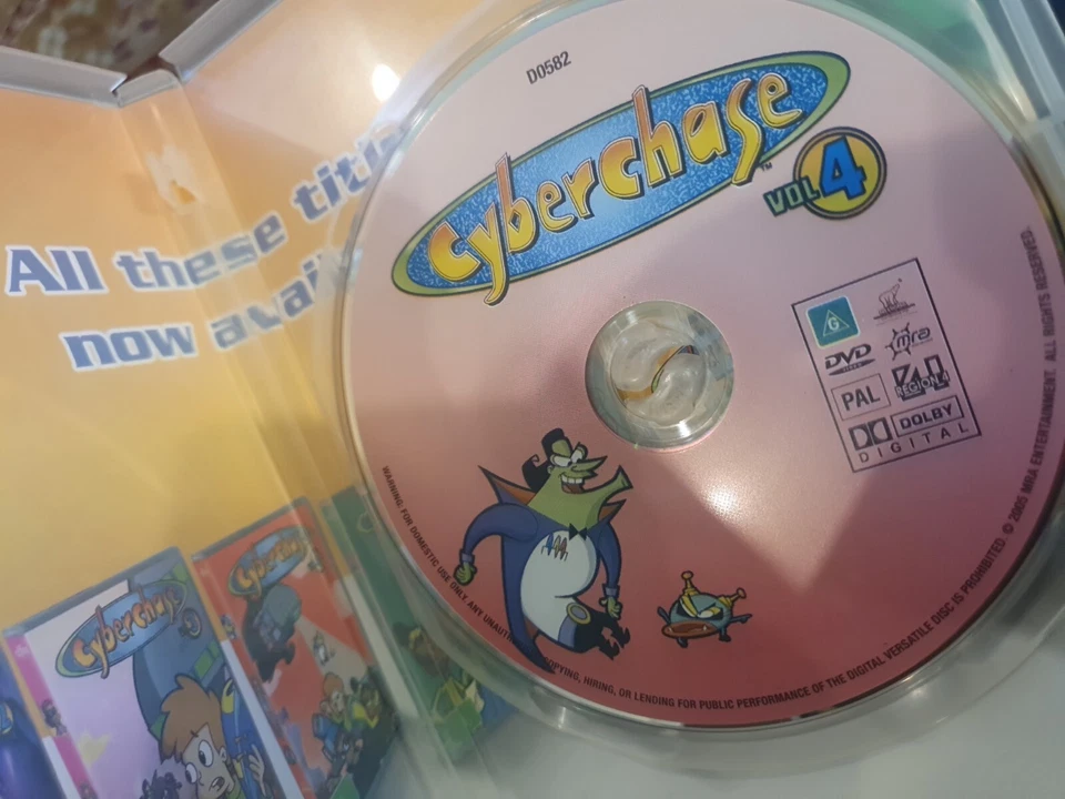 CYBERCHASE VOL 4 VOLUME FOUR RARE DVD TV SERIES SHOW CULT ANIMATION CARTOON - Image 3 of 3